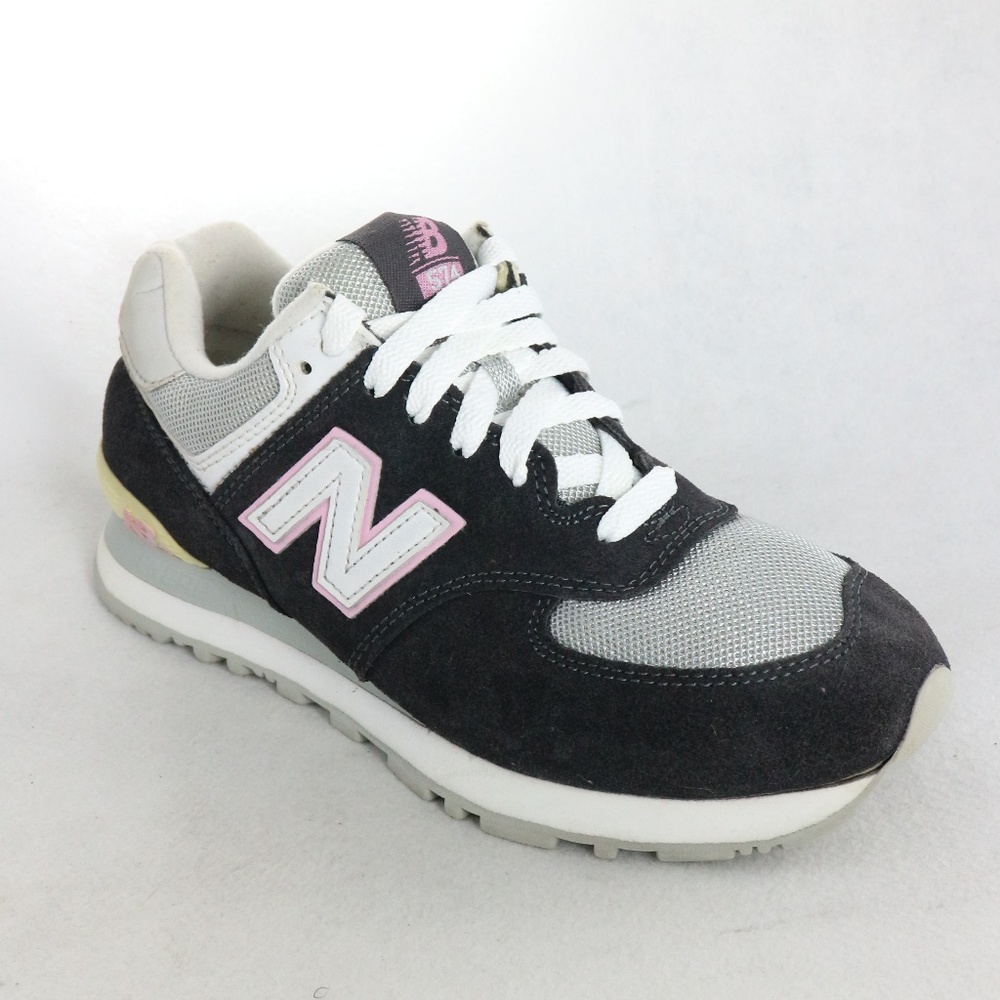 NEW BALANCE W574SMP Black/Pink Running Shoes